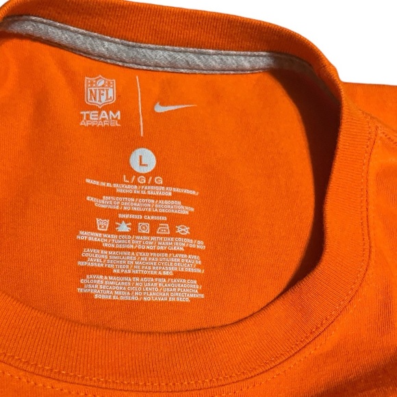 Nike NFL Team Apparel Orange Chicago Bears T-shirt, Mens Large - Picture 2 of 2
